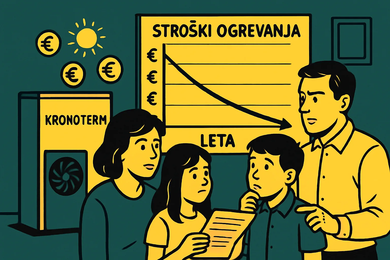 Stroški, prihranki in ekonomika Kronoterm toplotnih črpalk