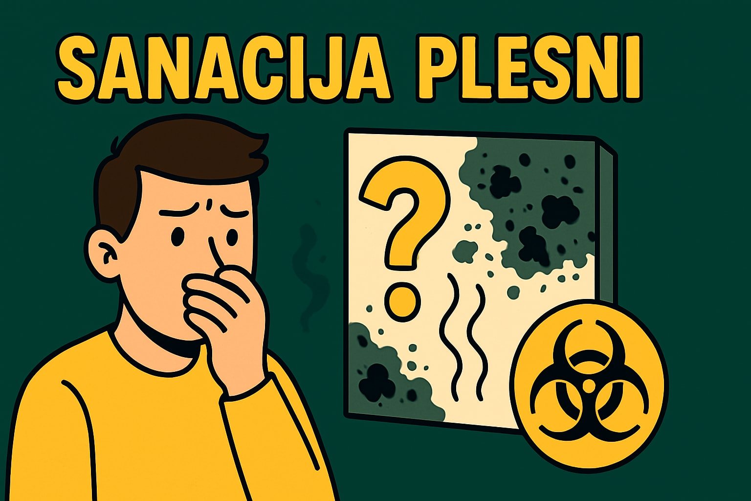 Sanacija plesni: Celovit priročnik za uspešno sanacijo