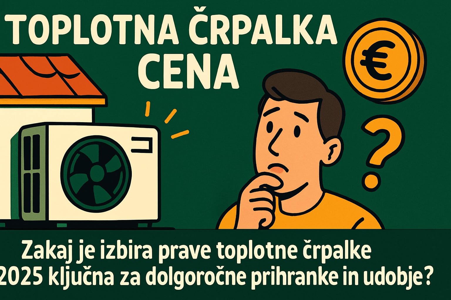 Toplotna črpalka cena: Vodič za pametno izbiro