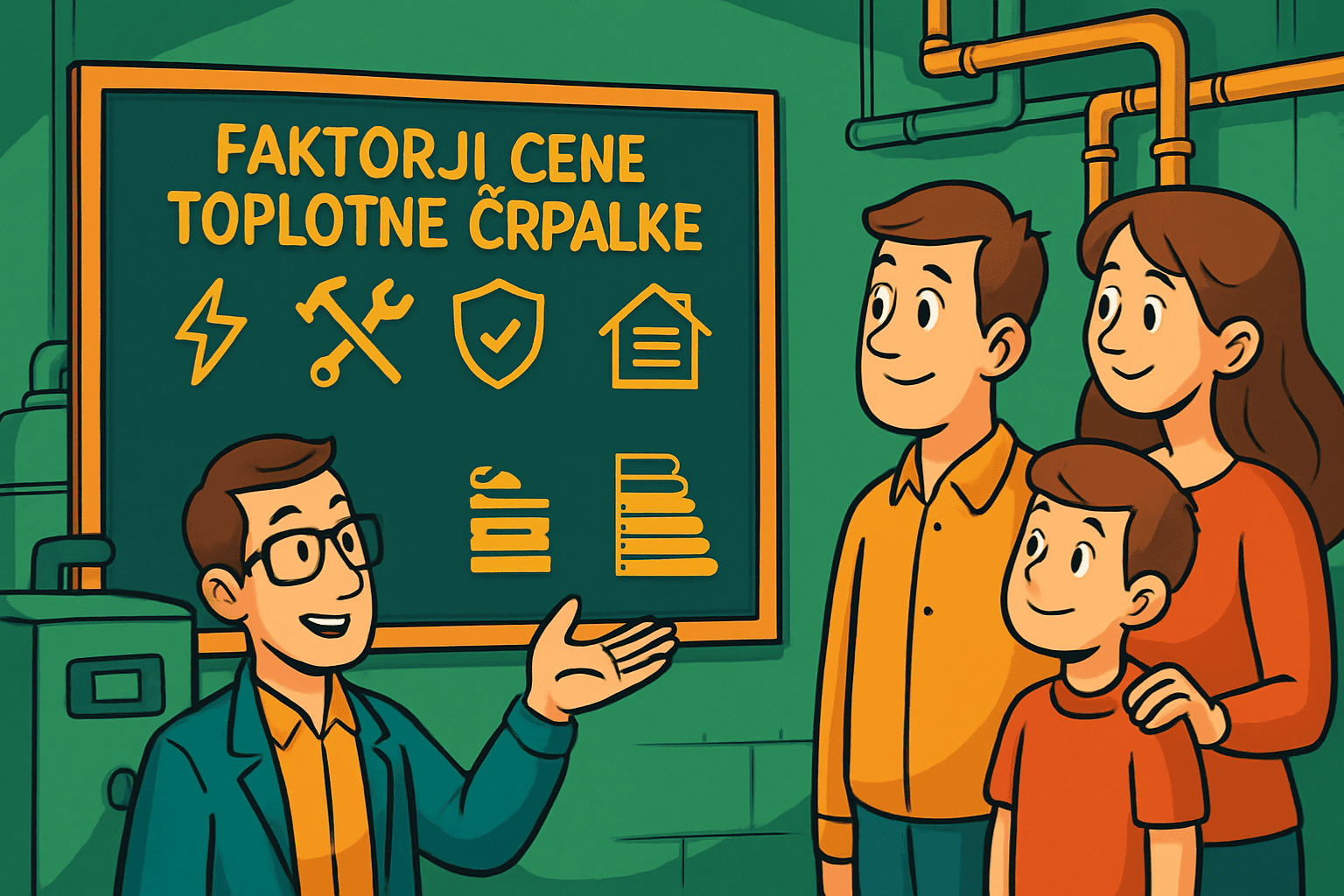 Dejavniki, ki vplivajo na ceno toplotnih črpalk: moč, montaža, varnost, velikost hiše in subvencije.